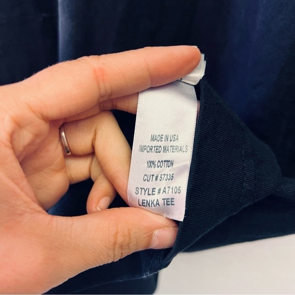 AGOLDE Lenka Black Tee Small - Picture 4 of 5